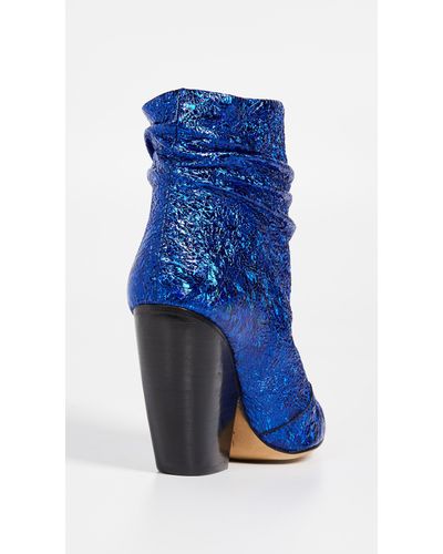 electric blue booties