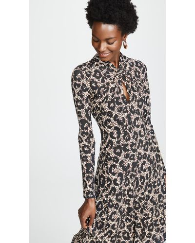 roberto cavalli leopard dress