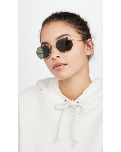 ray ban octagonal pink