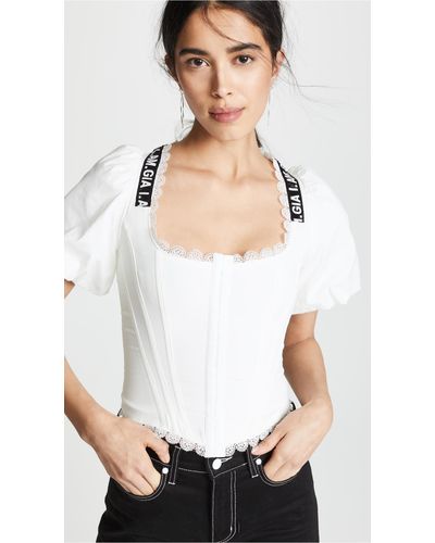 I.AM.GIA Lace Chelsey Corset in White - Lyst