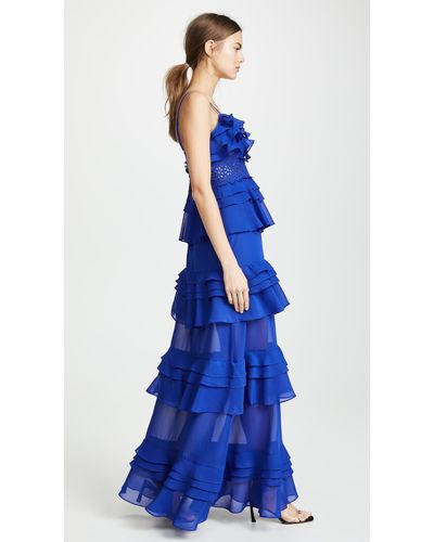 glamorous ruffle dress