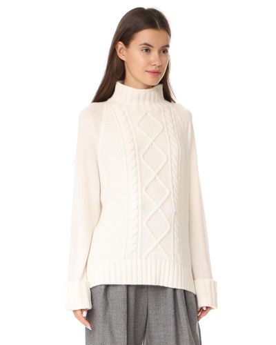 theory mock neck sweater