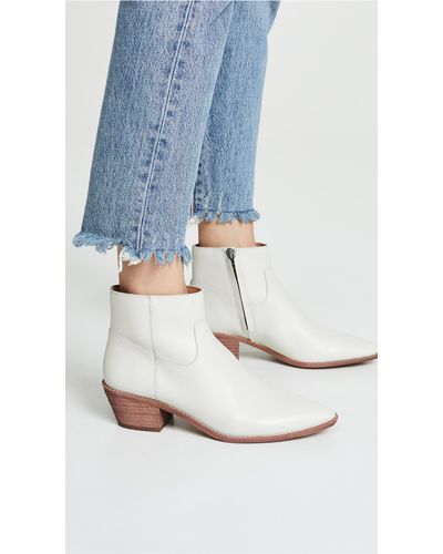 madewell white booties