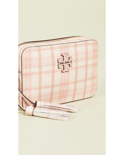 mcgraw plaid camera bag