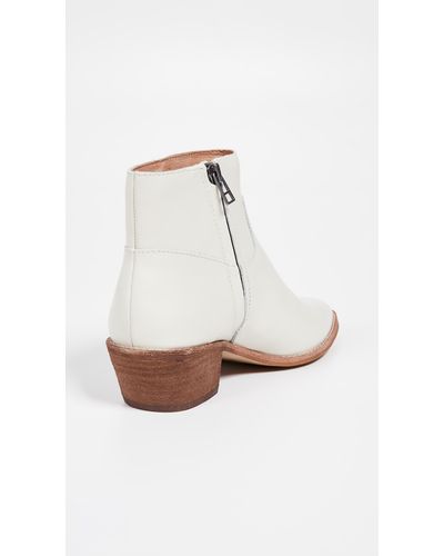 madewell white booties
