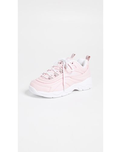 fila ray shiny pink