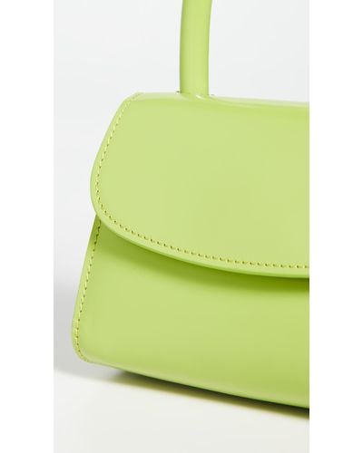 BY FAR Mini Leather Shoulder Bag in Lime Green (Green) - Lyst