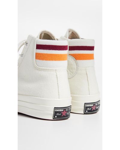 chuck 70 retro stripe high top sneakers