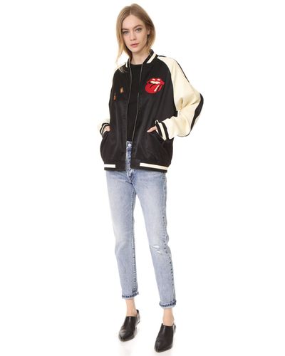 rolling stones bomber jacket