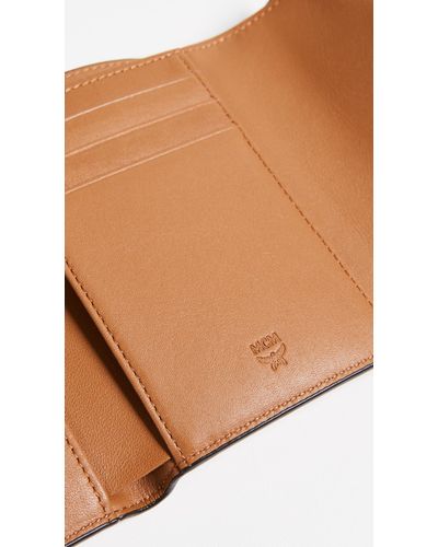 mcm three fold wallet
