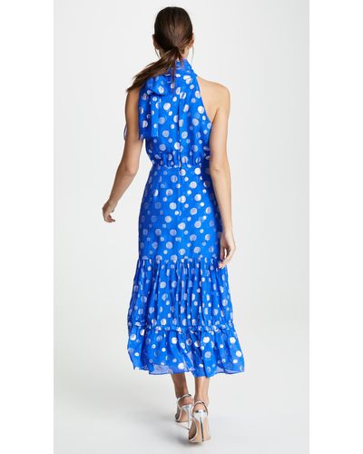 rixo eleanor lame spot dress