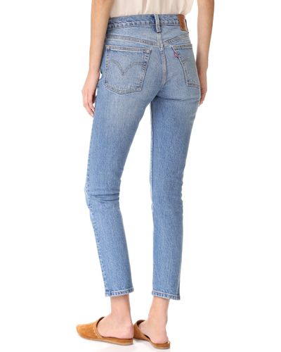 Levi's 501 Skinny Jeans in Blue - Lyst