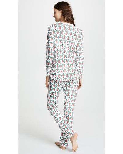 Roberta Roller Rabbit Cotton Monkey Mas Pajamas in Green - Lyst