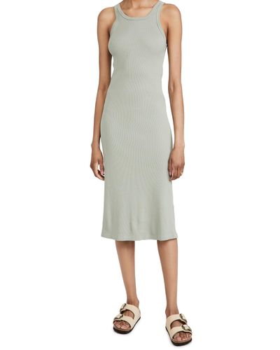 basic white tank dress