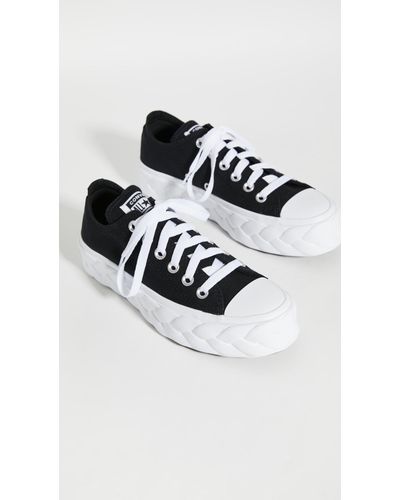 Converse Canvas Chuck Taylor All Star Lift Cable Ox Sneakers in  Black/White/White (White) | Lyst