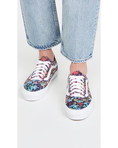 tênis old skool tapered vans x liberty
