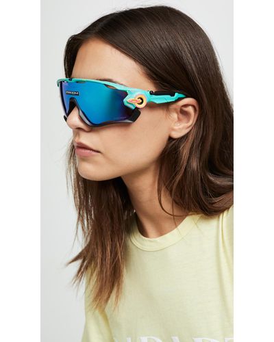 Oakley Jawbreaker Sunglasses in Blue - Lyst