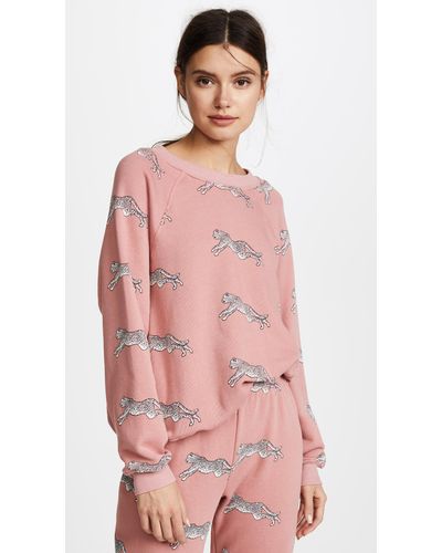 wildfox leopard sweatshirt