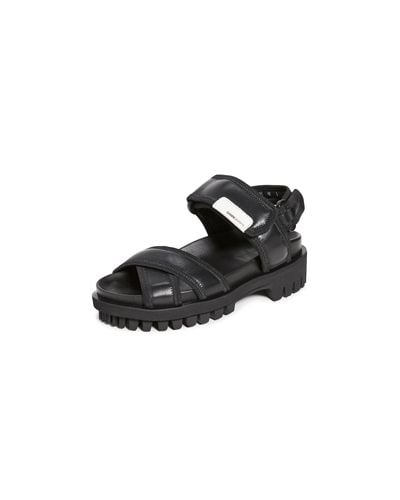 ganni sandals black