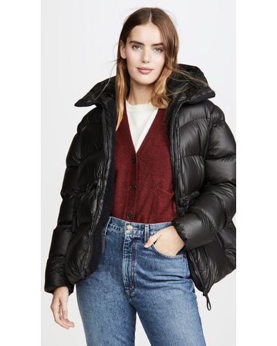 a line puffer coat