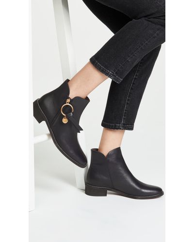 See by chloe louise flat ankle boot online