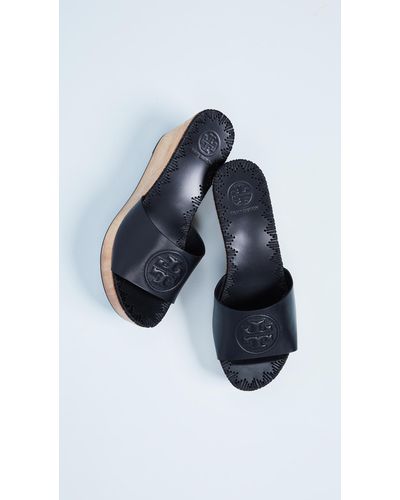 tory burch 80mm ines wedge slides