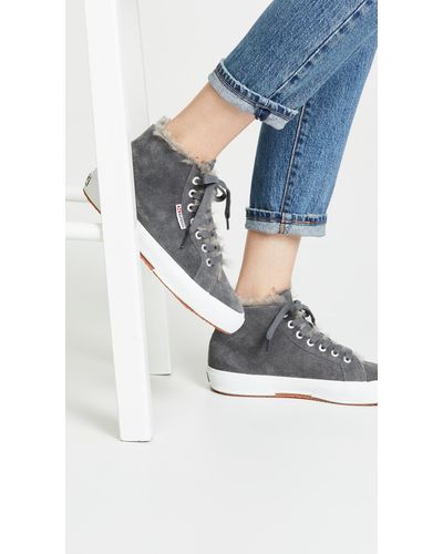 superga fleece lined