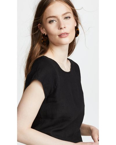 Download Joie Linen Quora Dress in Black - Lyst