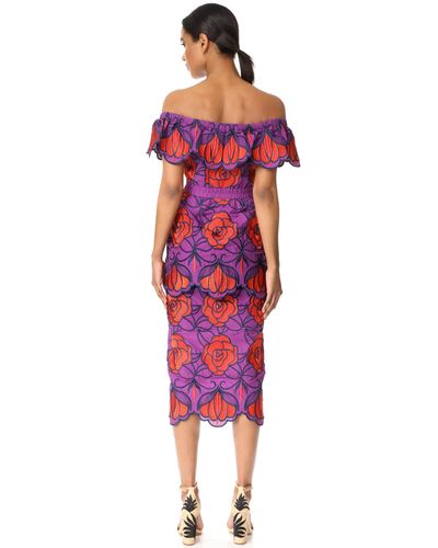 milly scribble print dress