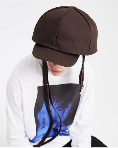 Raf Simons Cotton Double Cap With Long 