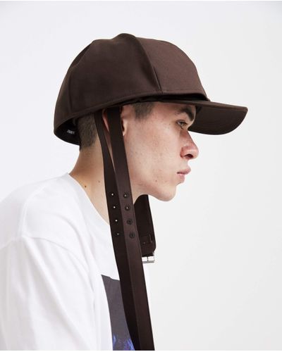 Raf Simons Cotton Double Cap With Long 