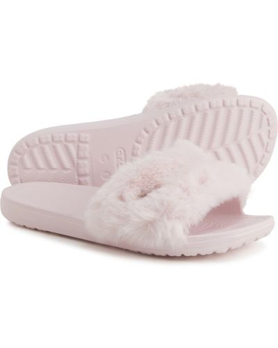 crocs sloane luxe slide