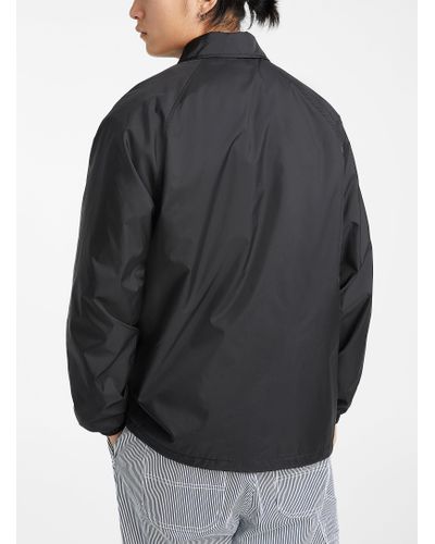 plain black coach jacket