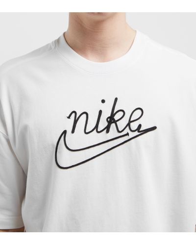 Nike Outline Short Sleeve T-shirt in White for Men - Lyst