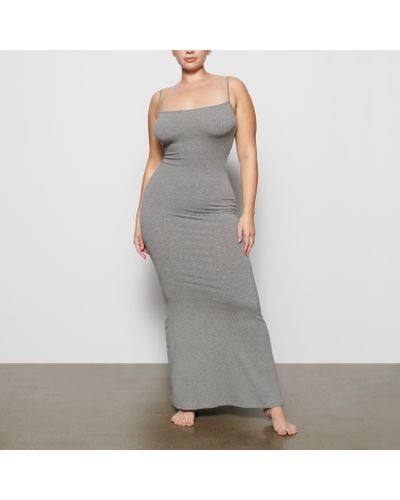 skims dresses skims soft lounge long slip dress