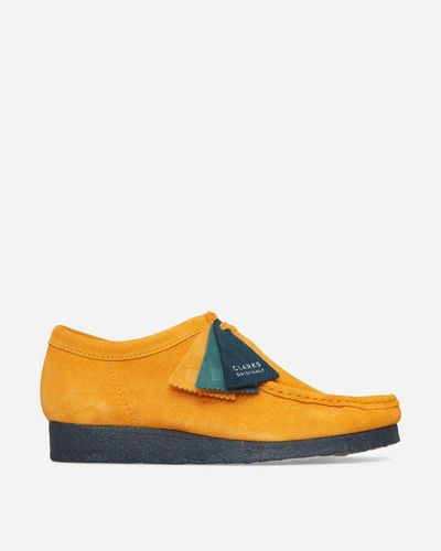Clarks Wallabee Shoes - Orange
