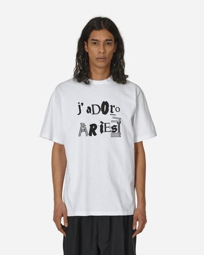 Aries J Adoro Ransom T-shirt - White