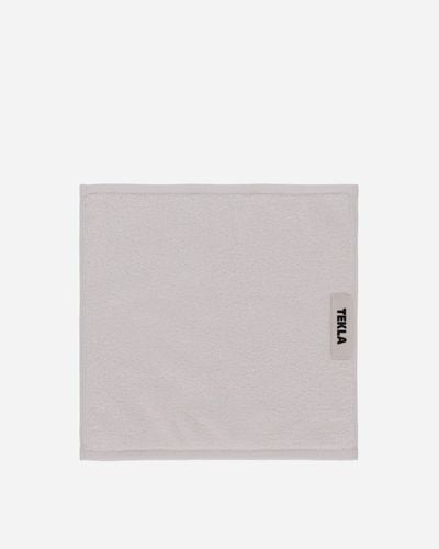 Tekla Solid Washcloth Ivory - White