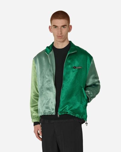 Song For The Mute Satin Drape Lad Jacket Mint - Green