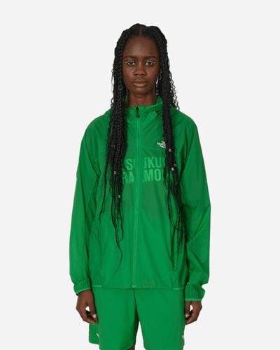 The North Face Project X Undercover Soukuu Trail Run Packable Wind Jacket Fern - Green
