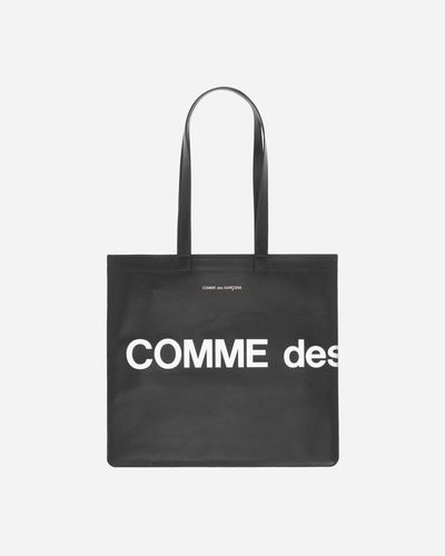 Comme des Garçons Huge Logo Tote Bag - White