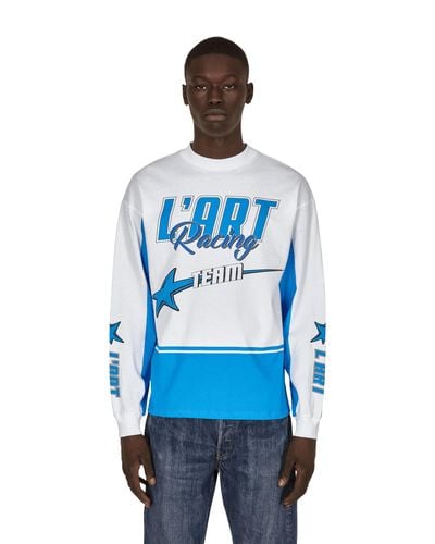 L'ART DE L'AUTOMOBILE Karacing Team Longsleeve T-shirt - Blue