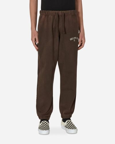 Guess USA Washed Terry Sweatpants - Brown