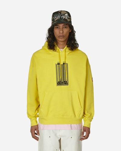 Cav Empt Overdye Reprocess Heavy Hooded Sweatshirt - Yellow