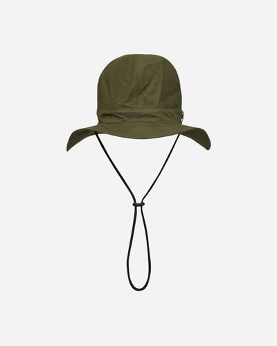 Needles C/n Oxford Cloth Crusher Hat Olive - Green
