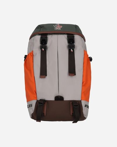 3 MONCLER GRENOBLE Day-namic Backpack / Green / Orange - Natural