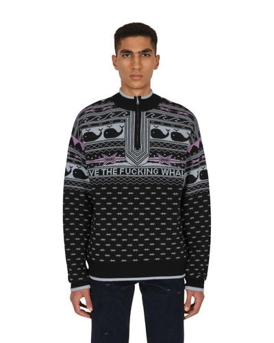 Phipps Save The Whales Jumper - Black