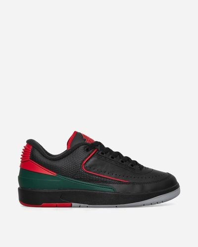 Nike Air Jordan 2 Retro Low Sneakers / Fire / Fir - Black
