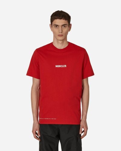 Moncler Genius 7 Moncler Frgmt Hiroshi Fujiwara Circus Motif T-shirt - Red