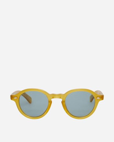 Garrett Leight Flipper Sunglasses Yellow - Blue